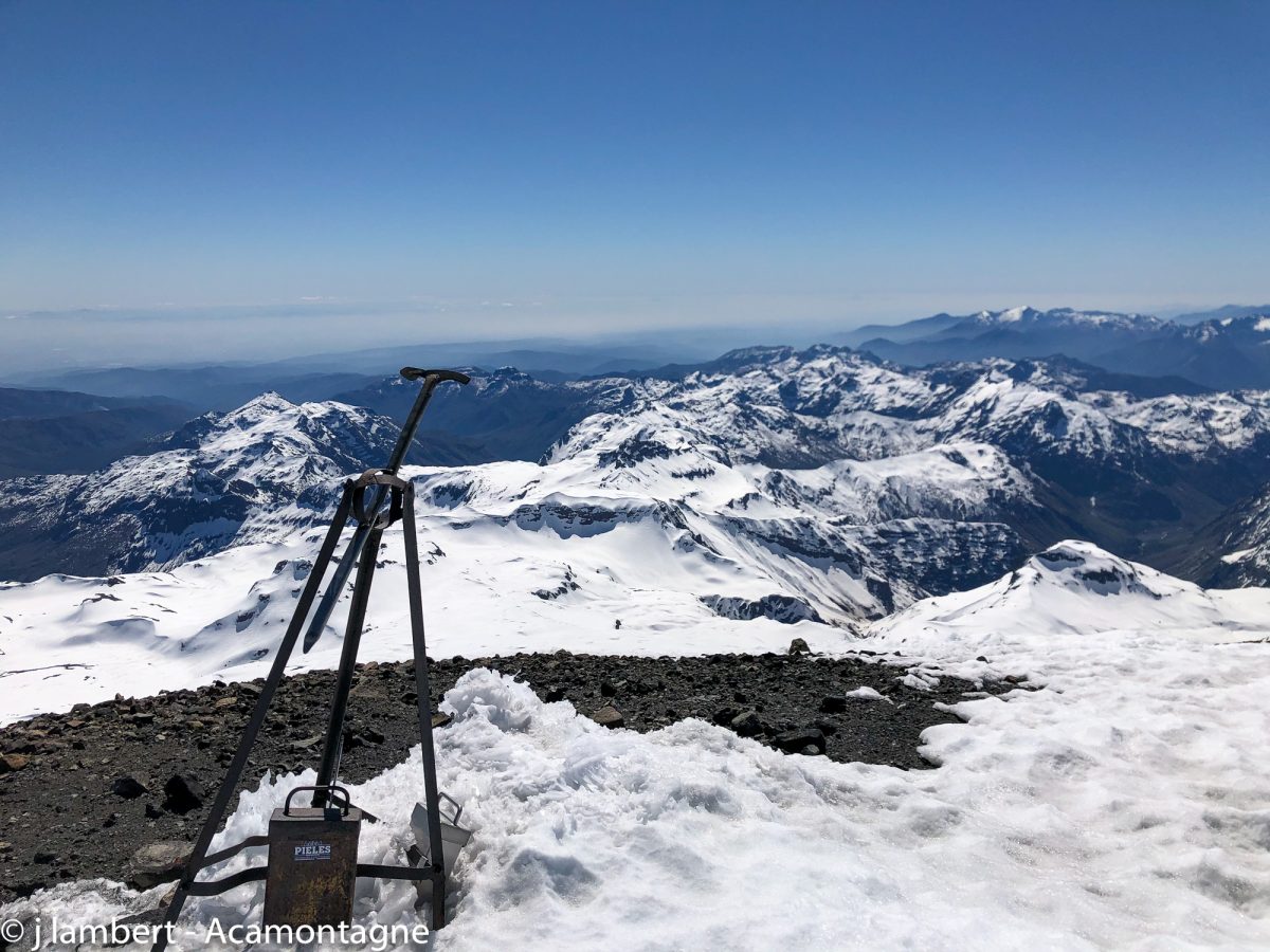 Le sommet de Nevados de chillan